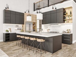 Kitchen concept for house plan 100200