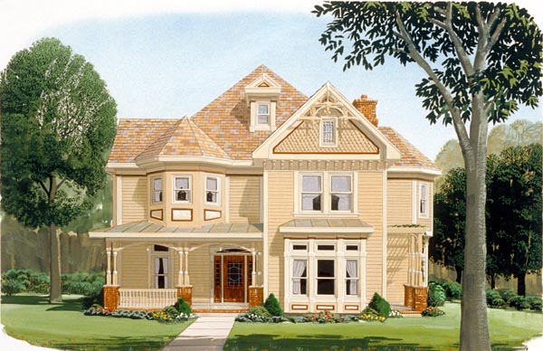 victorian farmhouse plan country plans elevation westhomeplanners sq ft familyhomeplans houses floor bedroom build pretty b600 feet square architecture 2772