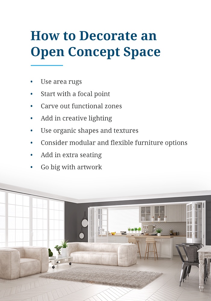 How to Decorate an Open Concept Space