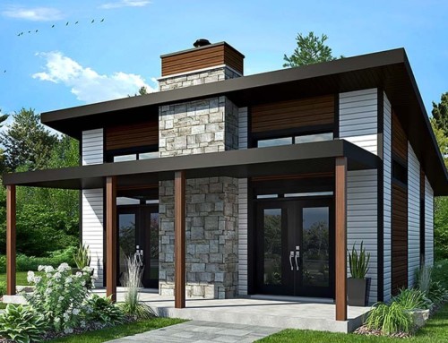 Small Modern House Plan With Pictures