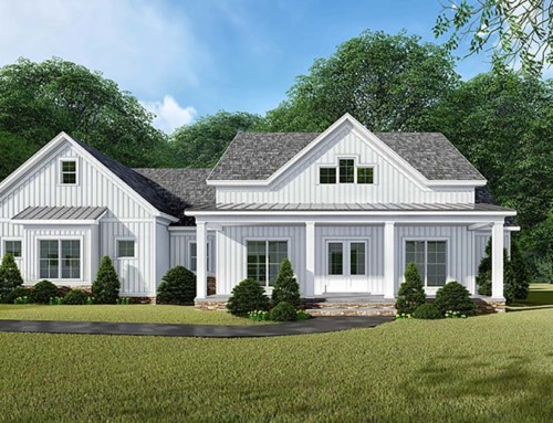 Country Farmhouse Plan With 2031 SQ FT