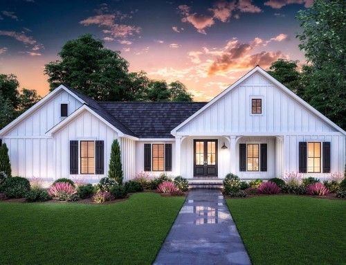 Ranch Style House Plan With 1474 Sq. Ft.