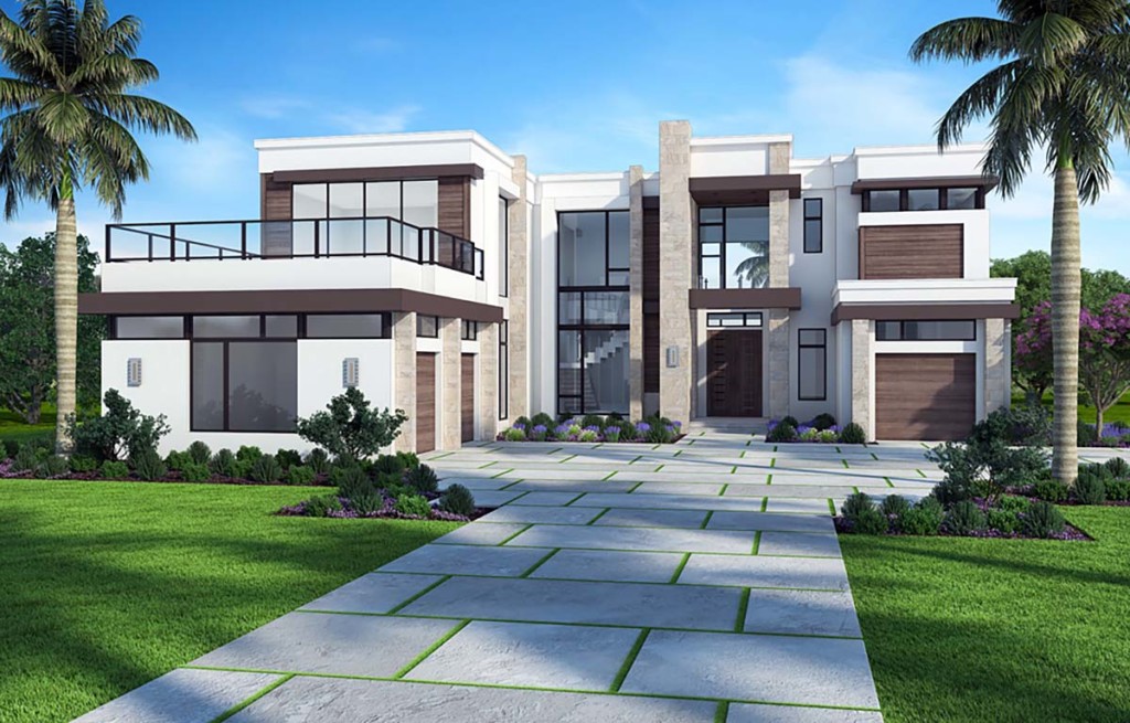 5 Bedroom Contemporary House Plans