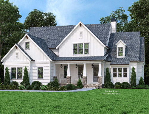 Classic Farmhouse Plan With Side-Load Garage