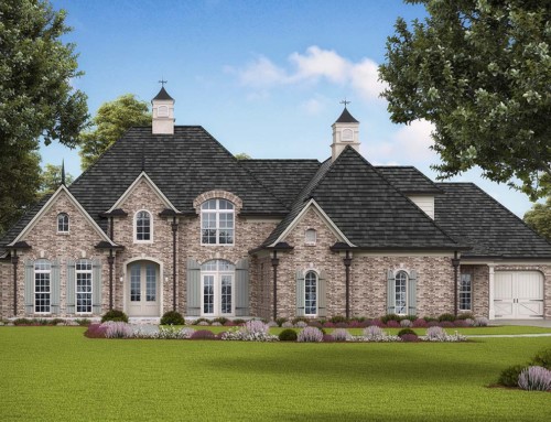 Tudor Style House Plan With In-Law Suite