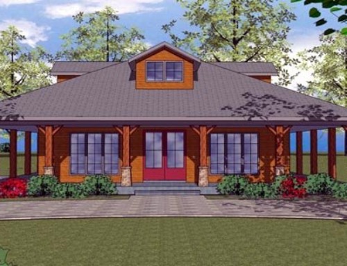 Small Southern Cottage Plan with FULL Wrap-Around Porch