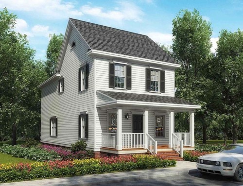 Charleston Style House Plan with 4 Bedrooms