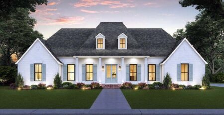 French Country Farmhouse Plan