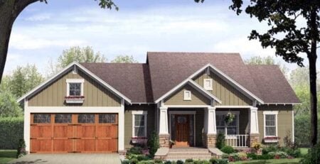Traditional Craftsman House Plan
