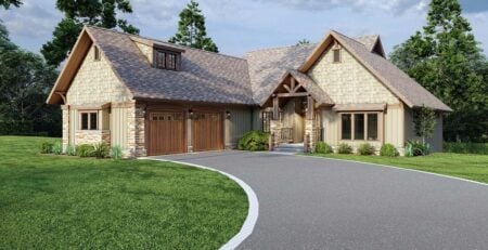 Rustic American Home Plan