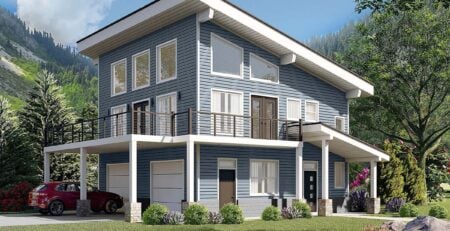 Garage-Living Construction Plan