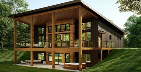 Modern Mountain House Plan