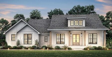One Story Ranch House Plan
