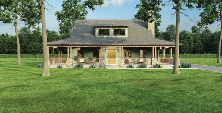 Rustic Mountain Home Plan