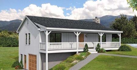 Simple Country Home Plan