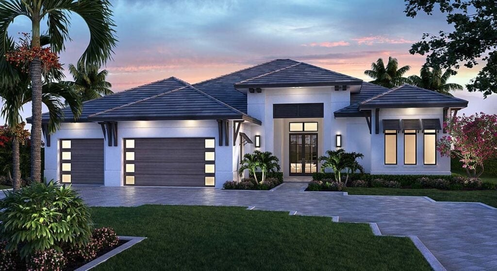 Coastal Home Plan With 4 Bedrooms (Plan 52994)