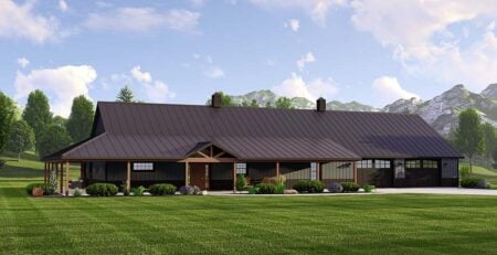 One Story Barndo Plan