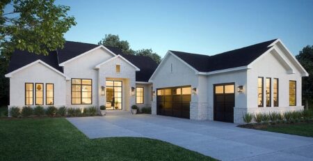Transitional Style Home Plan