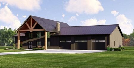 Barndominium Style Plan