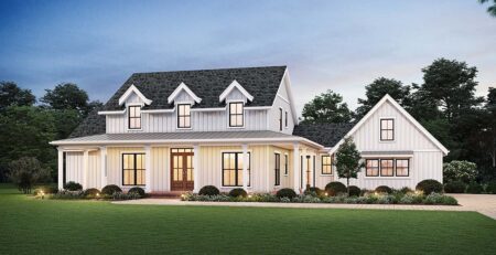 Picturesque Modern Farmhouse Plan