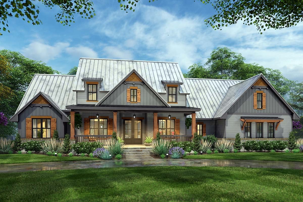 Modern Craftsman Style House Plan 75173 familyhomeplans.com - Family ...