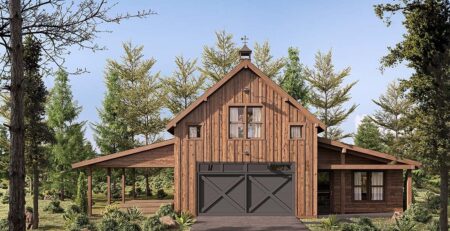 One Bedroom Shop Plan