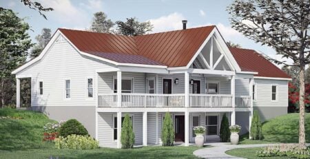 Ranch Plan With Big Mudroom