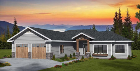 House Plan With 2 Sided Fireplace