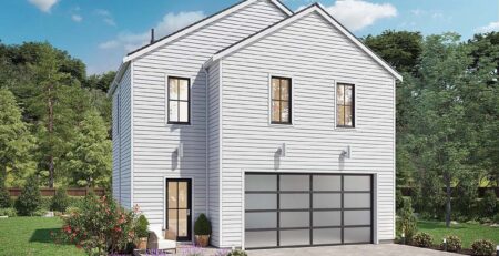 2 Bed Garage Apartment Plan