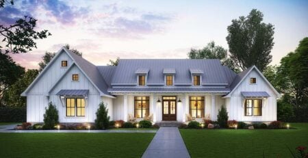 Big Porch Home Plan