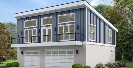 Triple Garage Apartment Plan