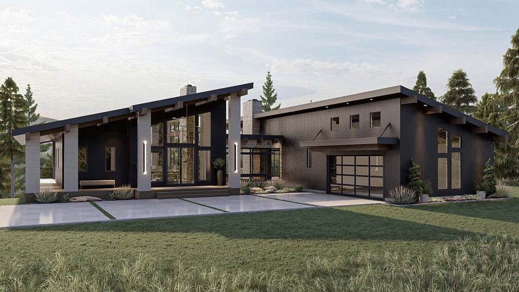 Modern Mountain Home Plan with 2214 Square Feet of Pure Luxury