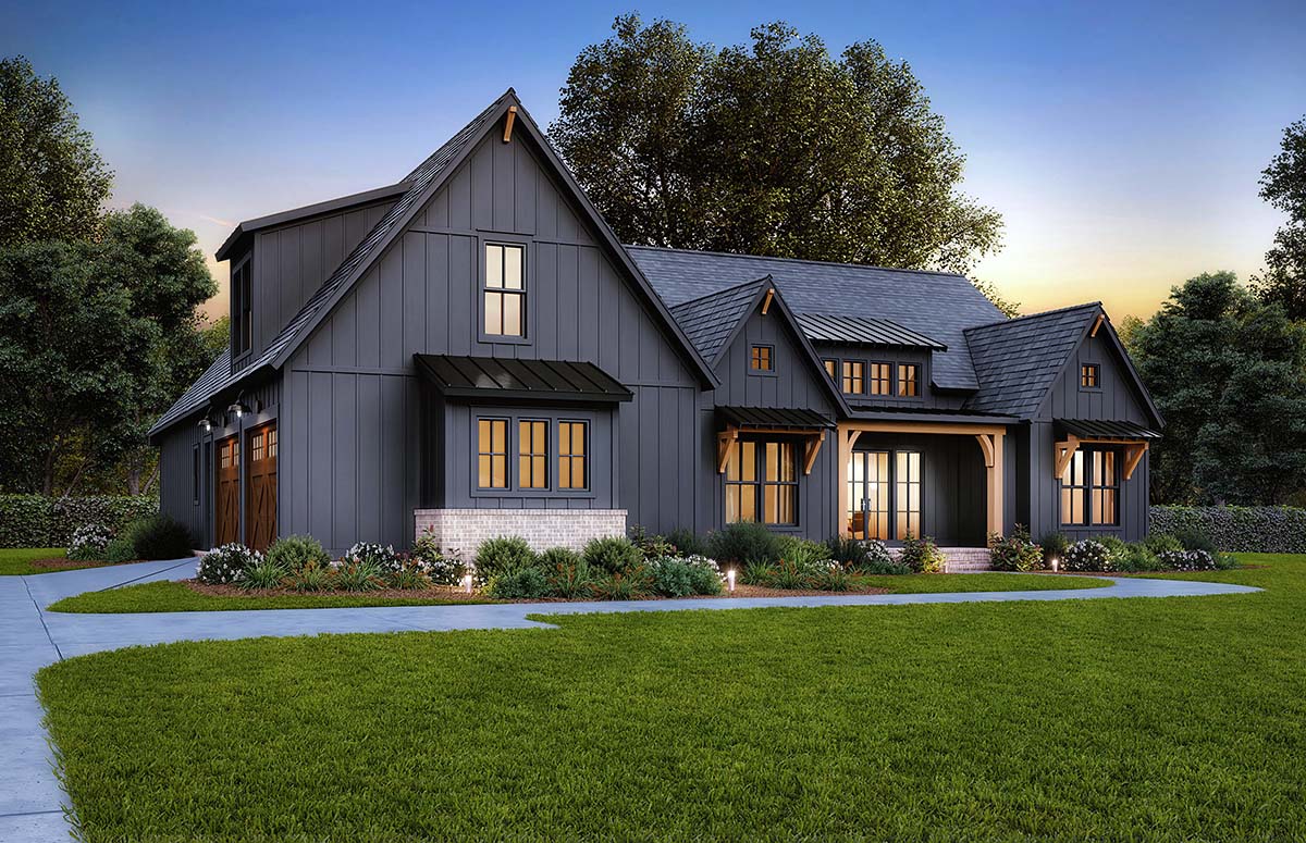 Modern Farmhouse Plan 41481