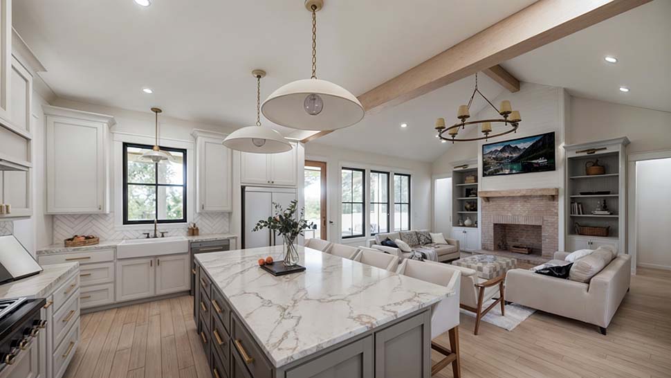 House Plan 84705 Has a spacious, open floor plan with great room