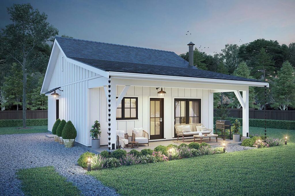 Small Country Cottage Plan 42920: Cozy Living with Big Potential
