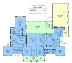 House Plan 84702 Floor Plan