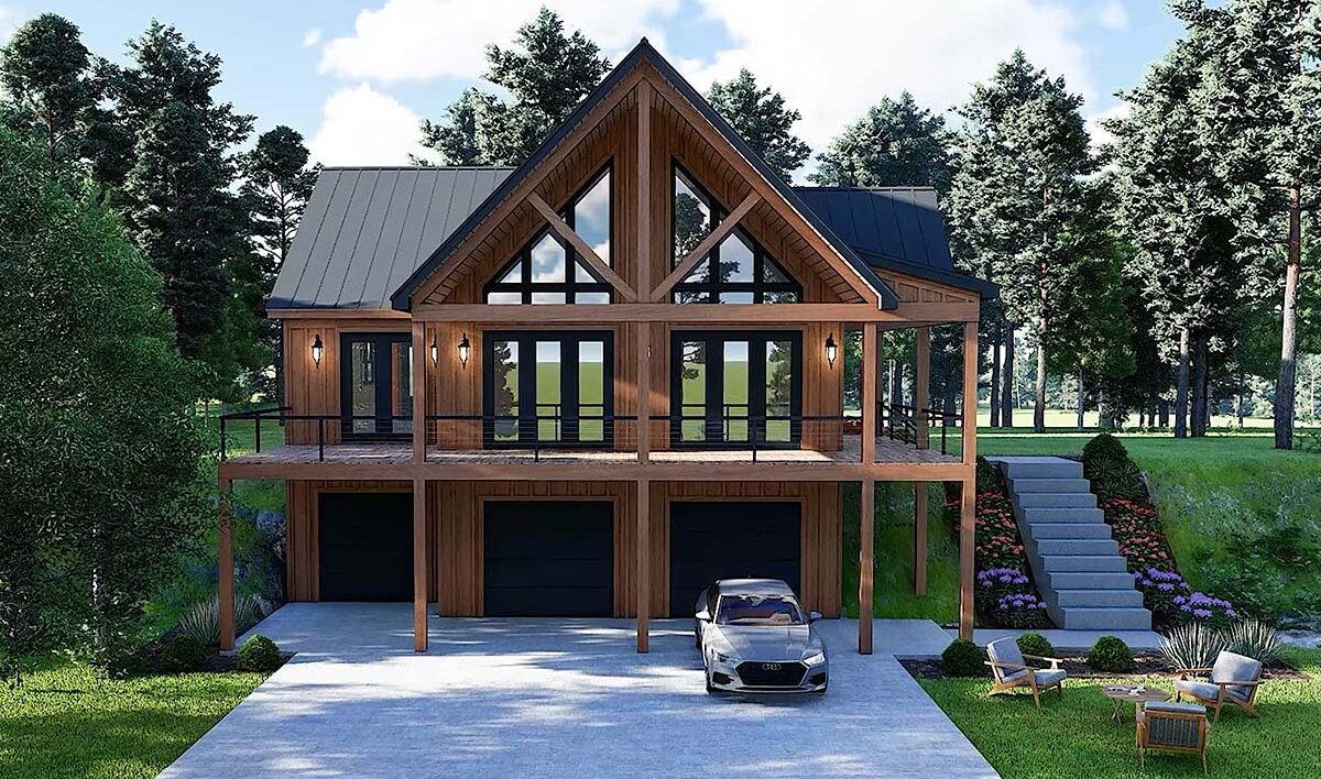 Vacation House Plan 84888 from Family Home Plans