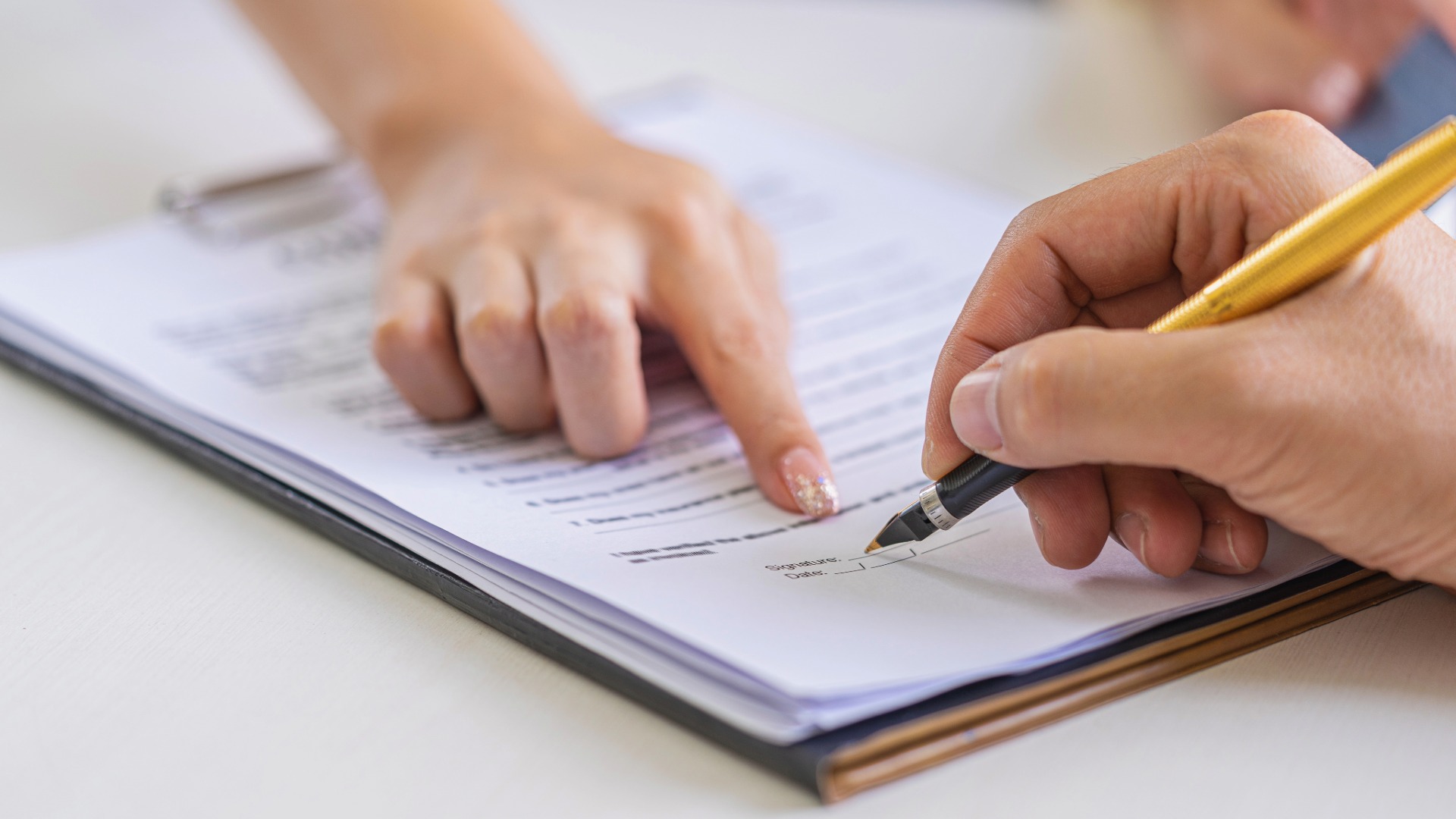 Construction loan closing