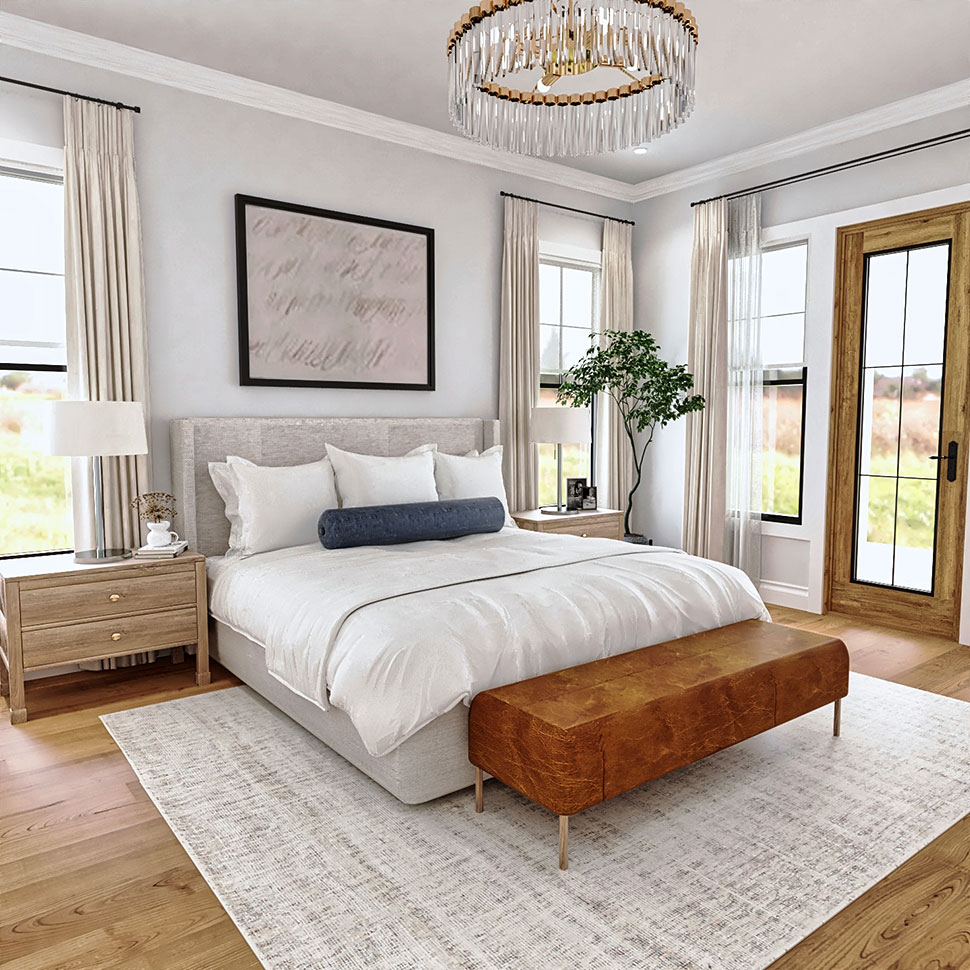 Master Suite of Modern Farmhouse Plan 72273